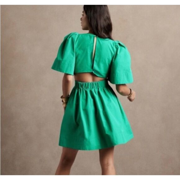 Banana Republic Voltage Blue Open Back Mini Cutout, size 0 - Picture 3 of 6